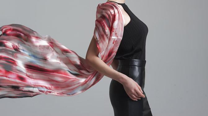 13 winning ways to wear a square silk scarf
