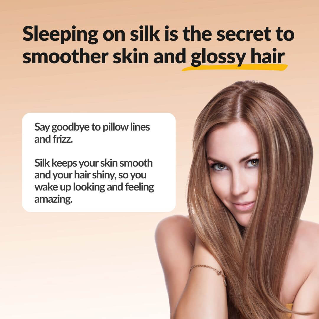 woman with glossy hair