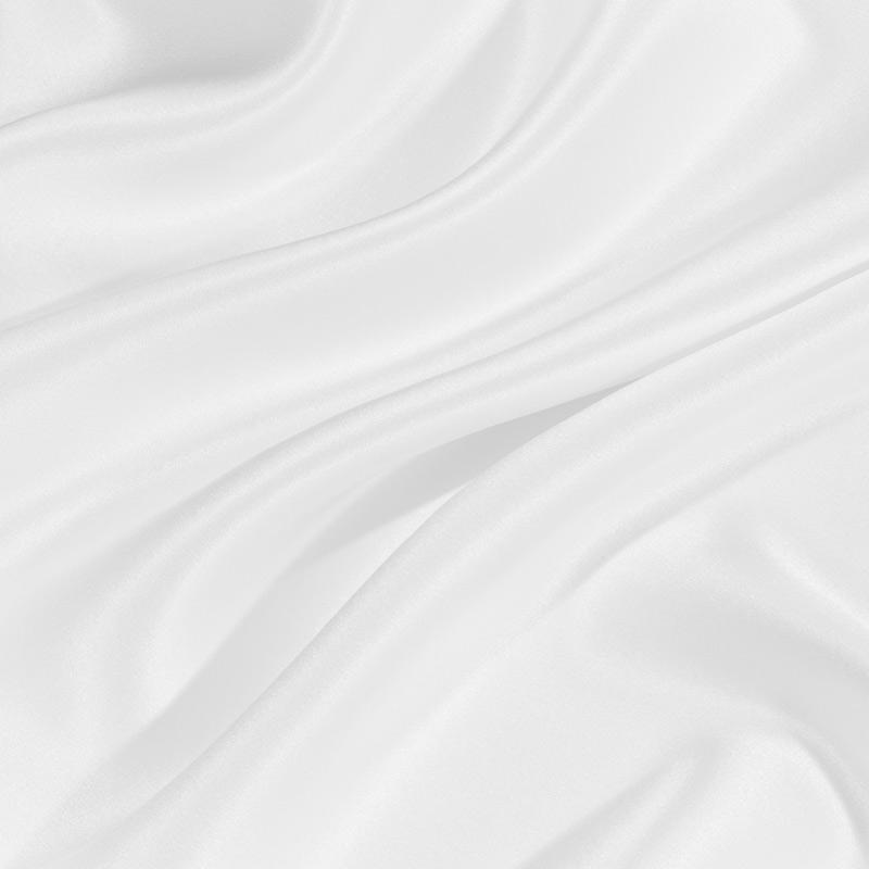 White King Size Silk Pillowcase