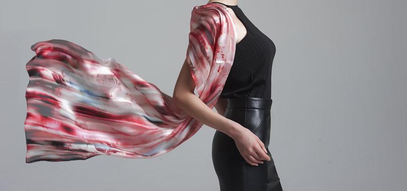 13 winning ways to wear a square silk scarf