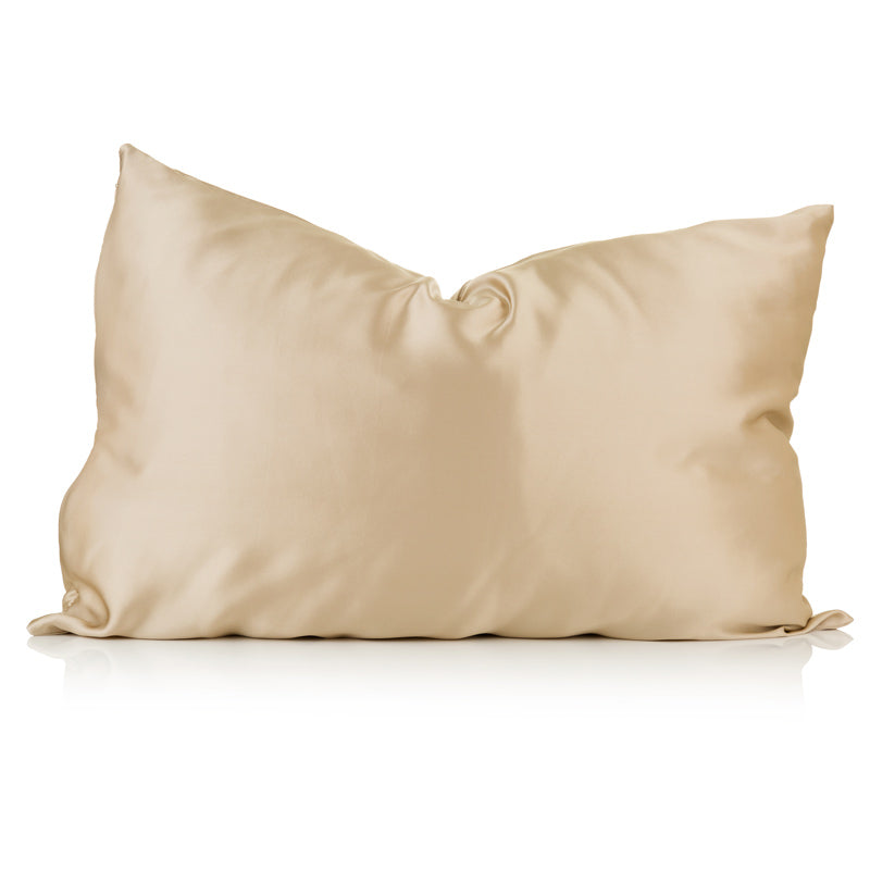 Champagne silk pillowcase