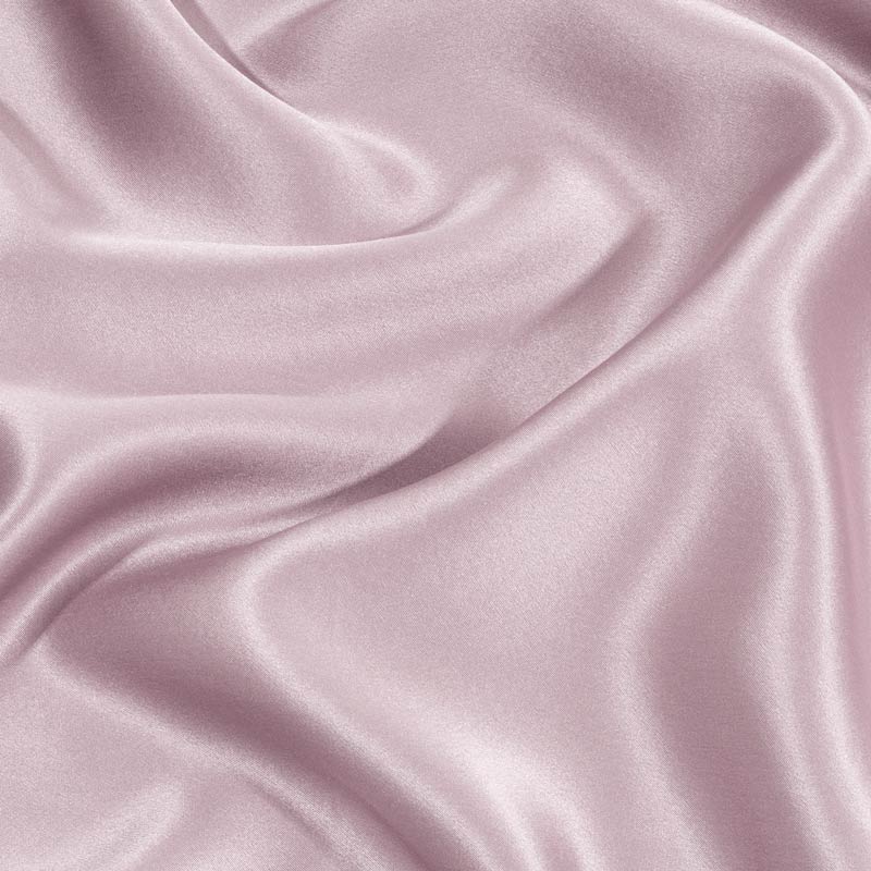 Lavender silk pillowcase close up