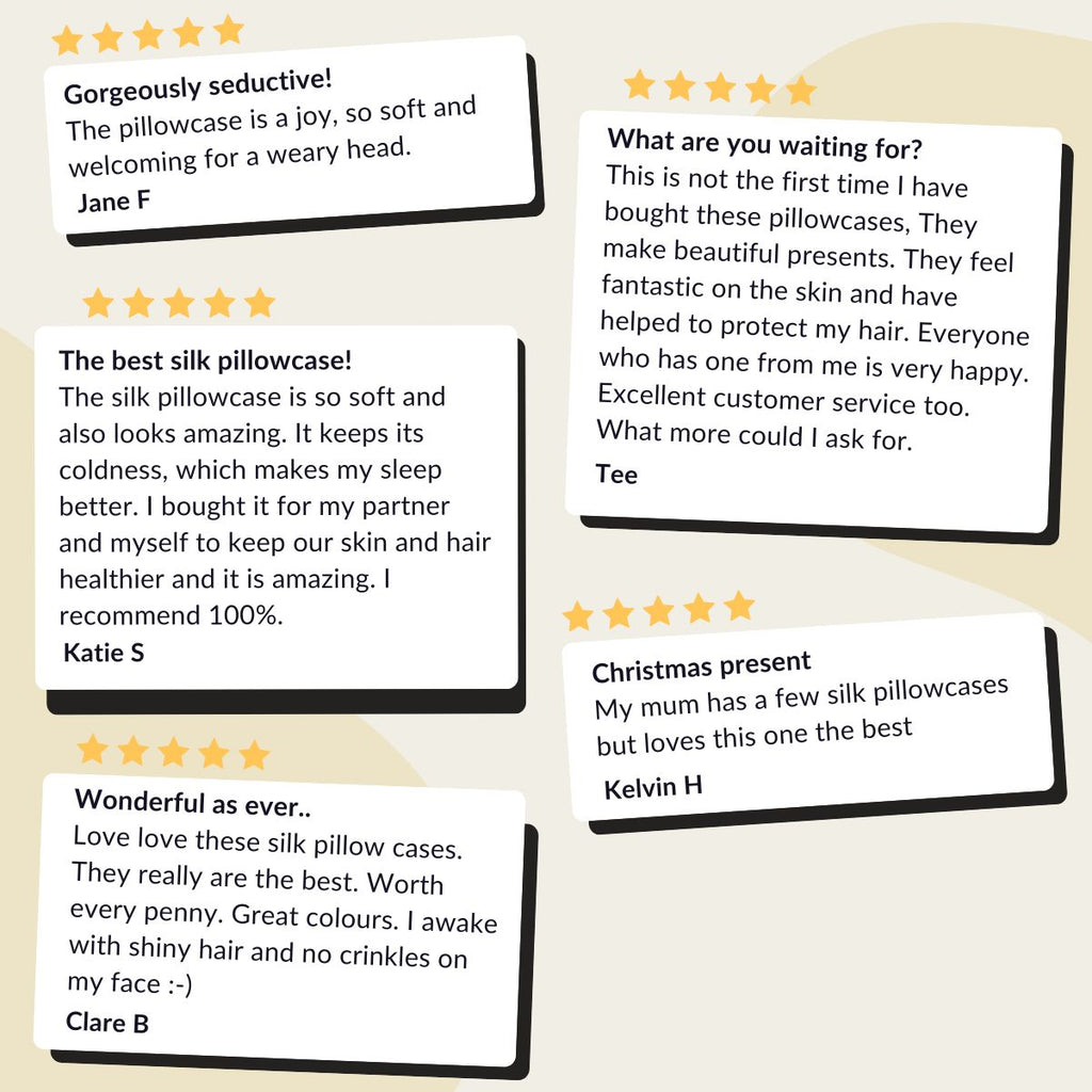 Latest reviews for our silk