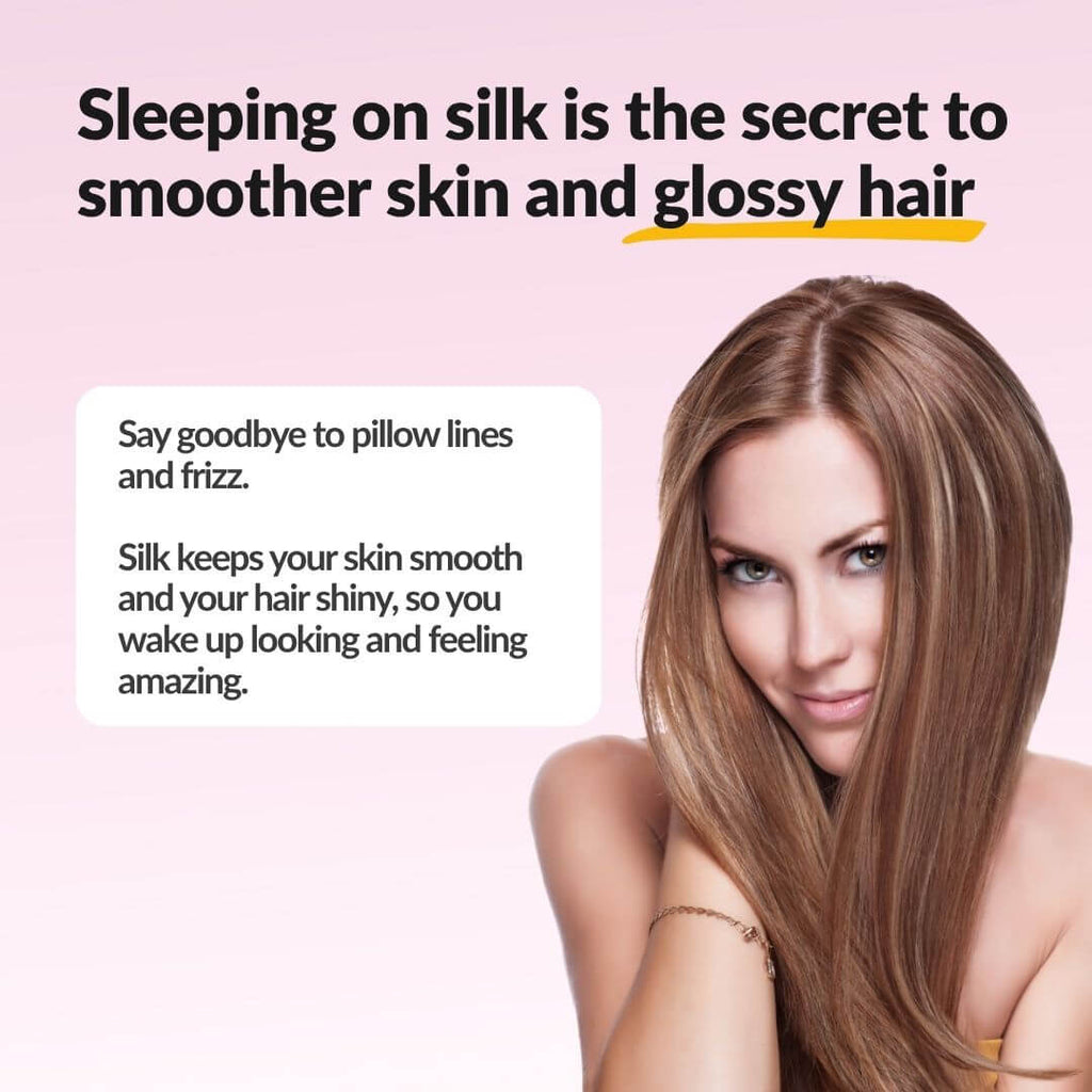 Wake up with glossy hair