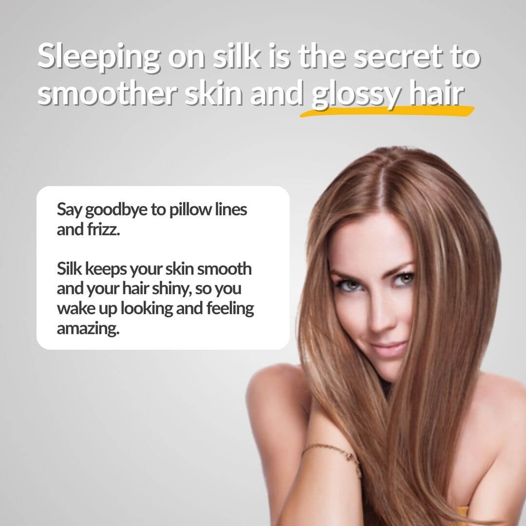 Wake up with glossy hair