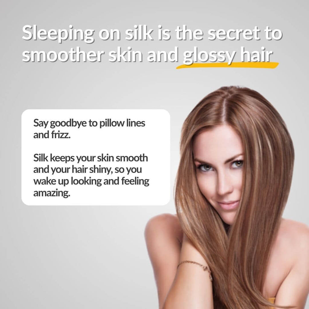 Wake up with glossy hair