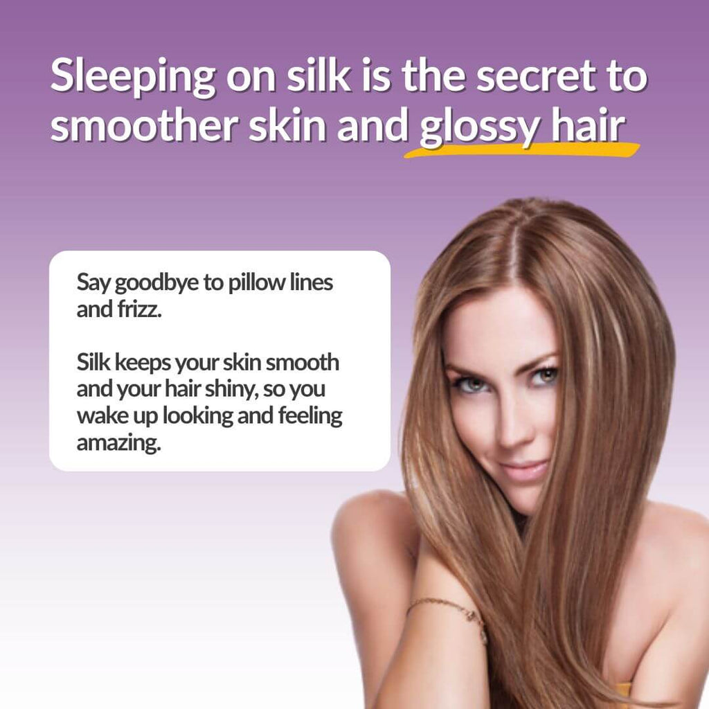 Wake up with glossy hair