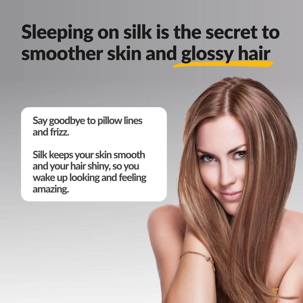 Wake up with glossy hair