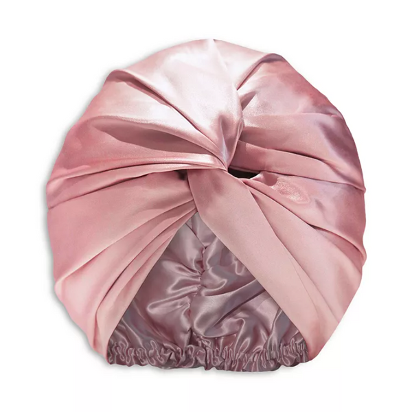 Pure Silk Bonnet in Pink - Main Image