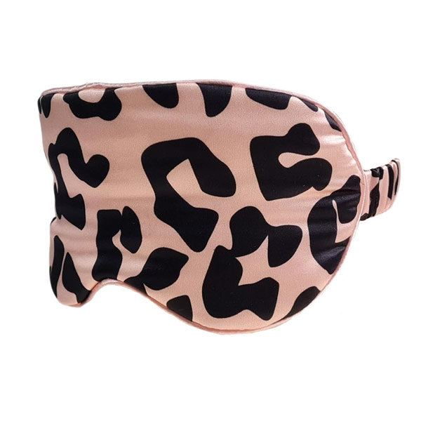 Leopard print eye mask