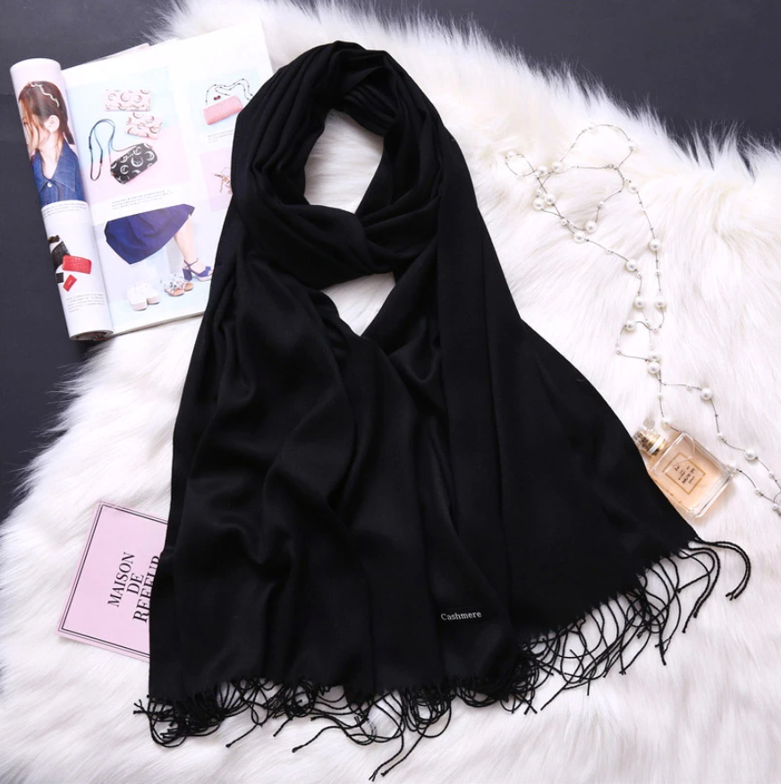 black scarf