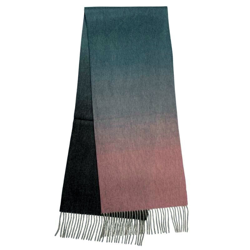 pink light grey scarf