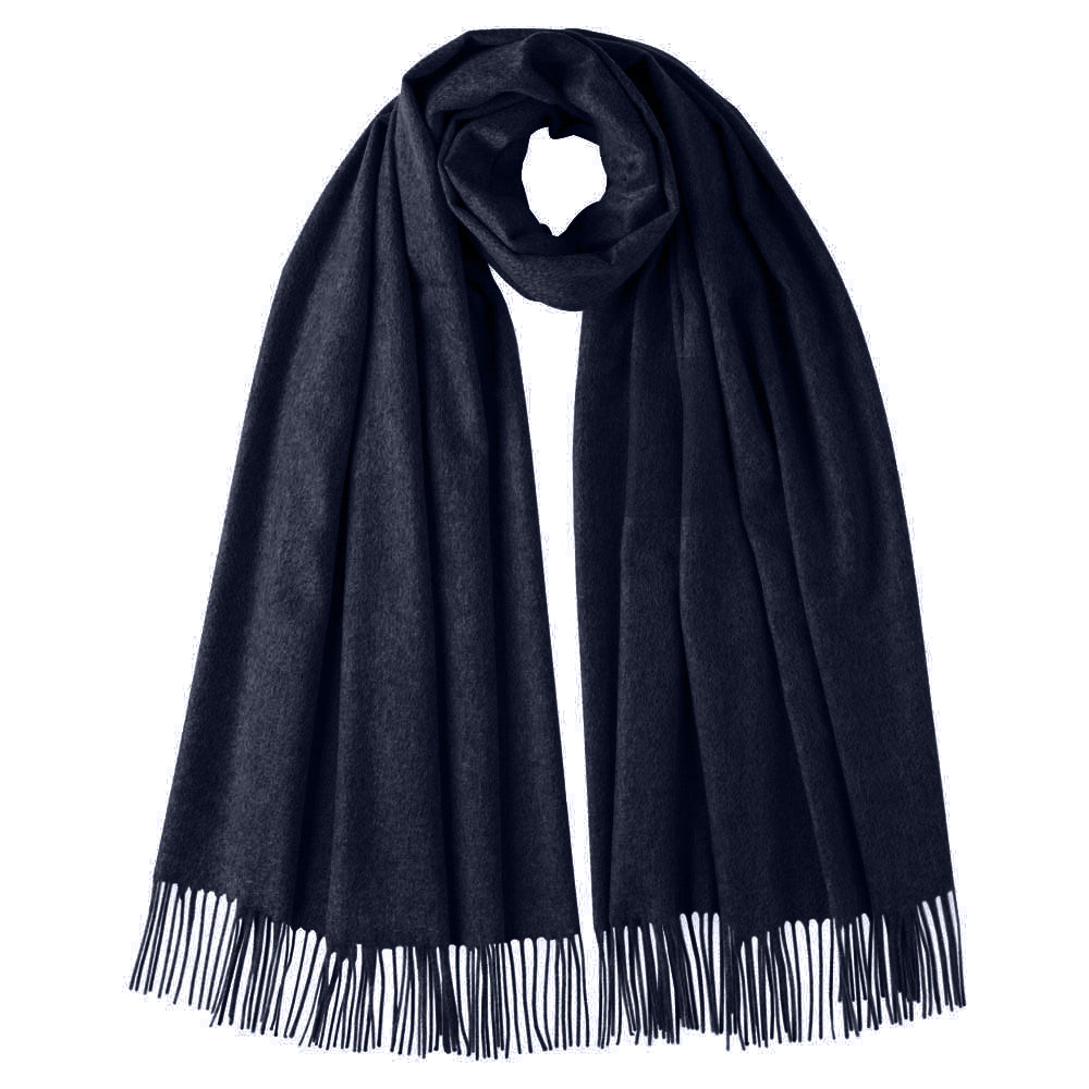 royal blue cashmere scarf