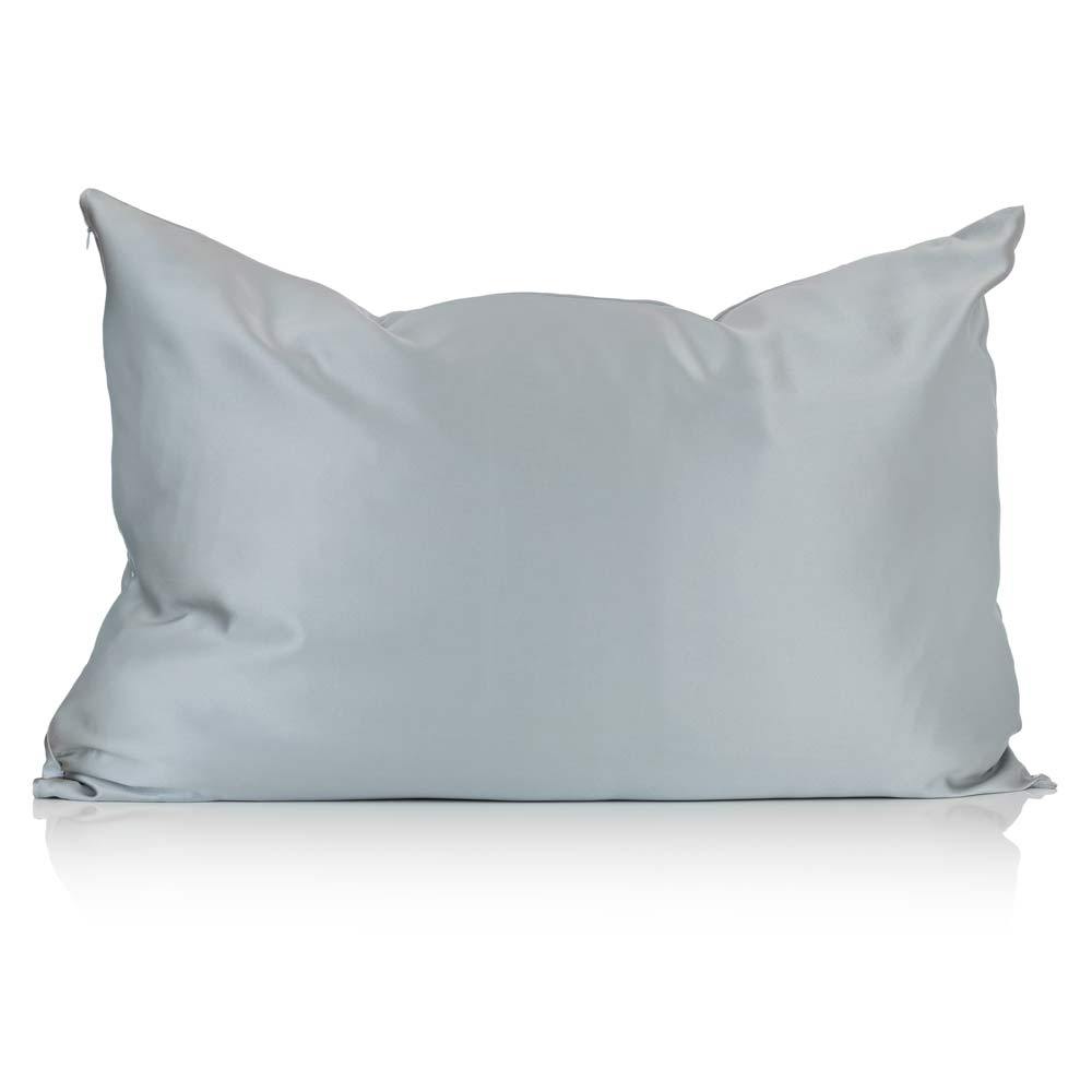 light grey silk pillowcase