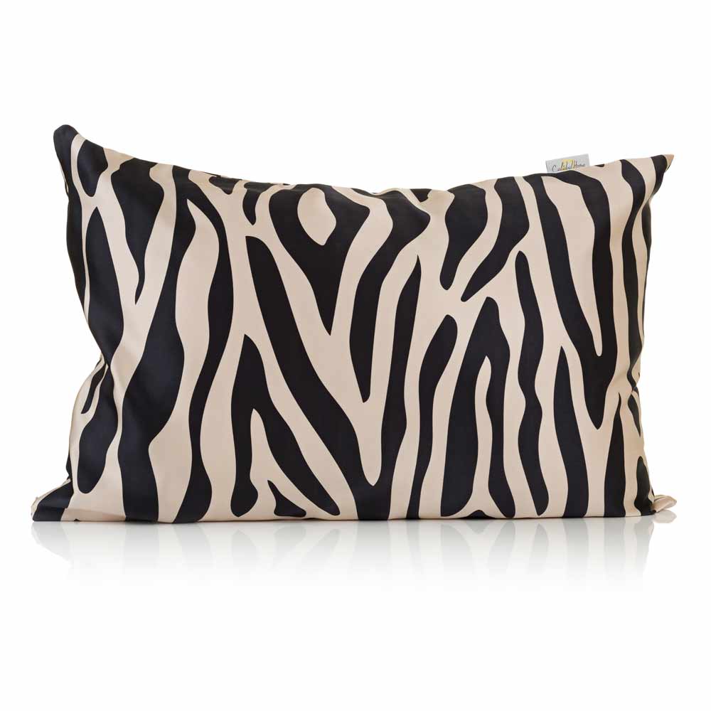 zebra print pillowcase