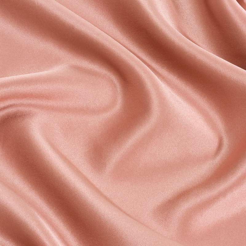 salmon silk close up